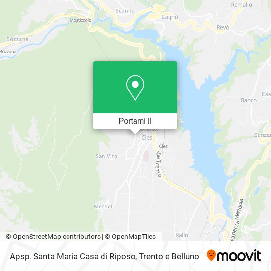 Mappa Apsp. Santa Maria Casa di Riposo