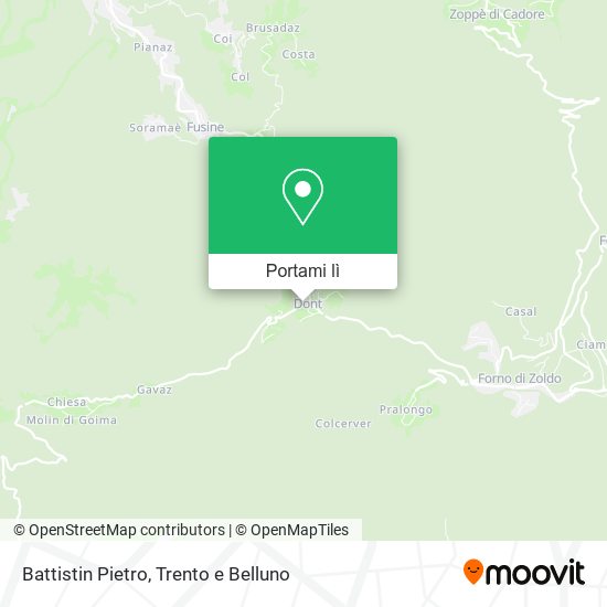 Mappa Battistin Pietro