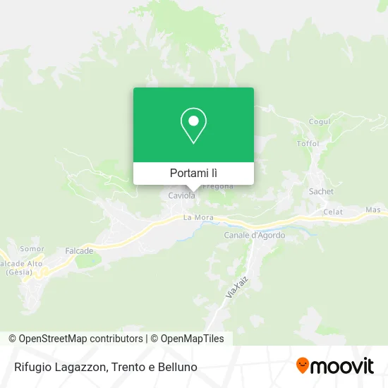 Mappa Rifugio Lagazzon