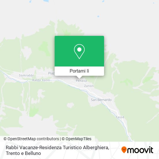 Mappa Rabbi Vacanze-Residenza Turistico Alberghiera