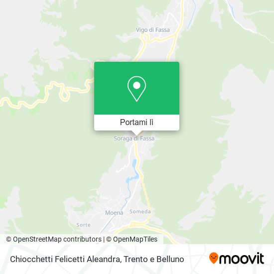 Mappa Chiocchetti Felicetti Aleandra