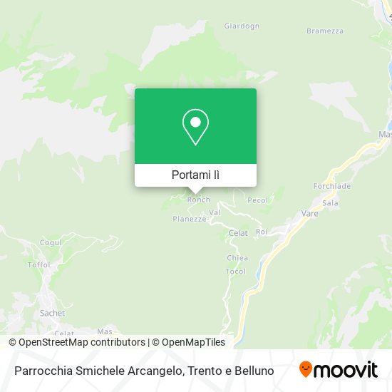 Mappa Parrocchia Smichele Arcangelo