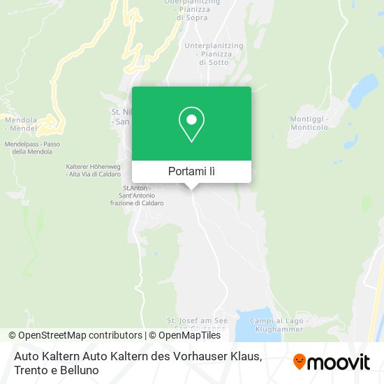 Mappa Auto Kaltern Auto Kaltern des Vorhauser Klaus