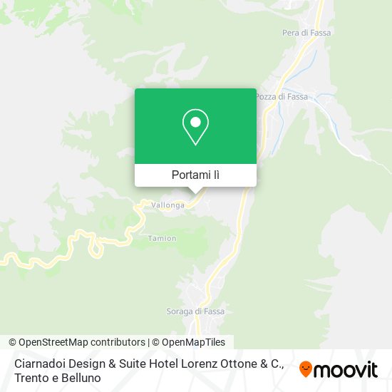 Mappa Ciarnadoi Design & Suite Hotel Lorenz Ottone & C.