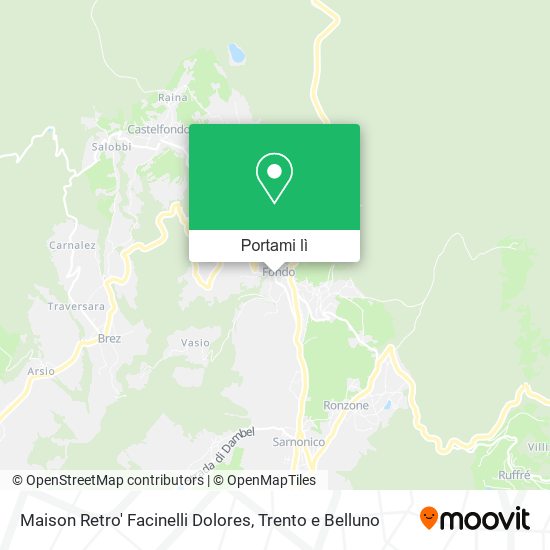 Mappa Maison Retro' Facinelli Dolores