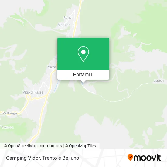 Mappa Camping Vidor