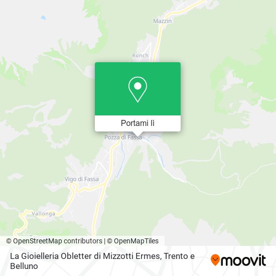 Mappa La Gioielleria Obletter di Mizzotti Ermes