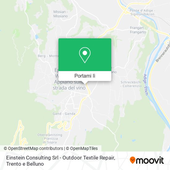 Mappa Einstein Consulting Srl - Outdoor Textile Repair