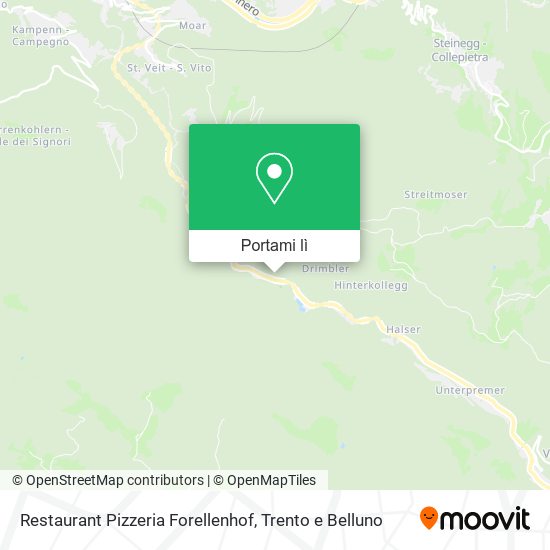 Mappa Restaurant Pizzeria Forellenhof