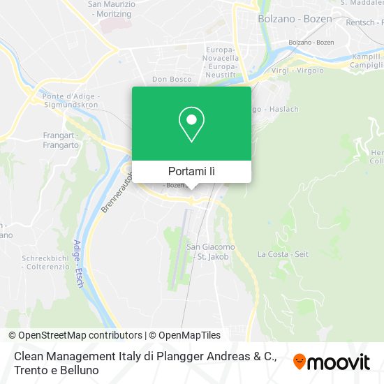 Mappa Clean Management Italy di Plangger Andreas & C.