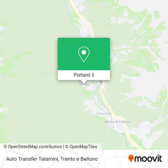 Mappa Auto Transfer Talamini