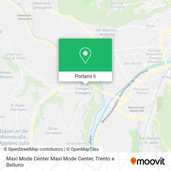 Mappa Maxi Mode Center Maxi Mode Center