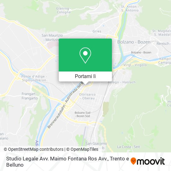 Mappa Studio Legale Avv. Maimo Fontana Ros Avv.