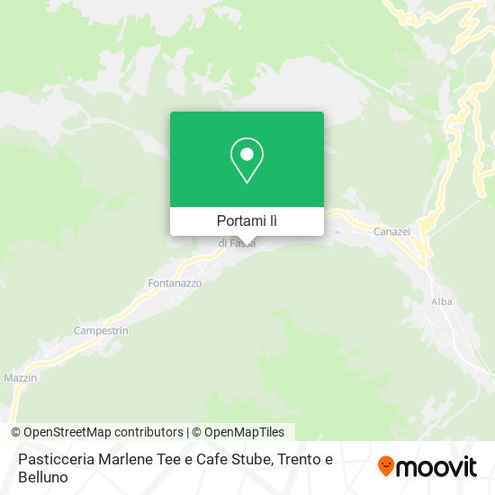 Mappa Pasticceria Marlene Tee e Cafe Stube
