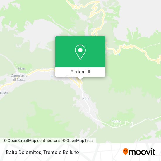 Mappa Baita Dolomites