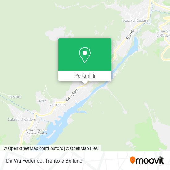 Mappa Da Vià Federico