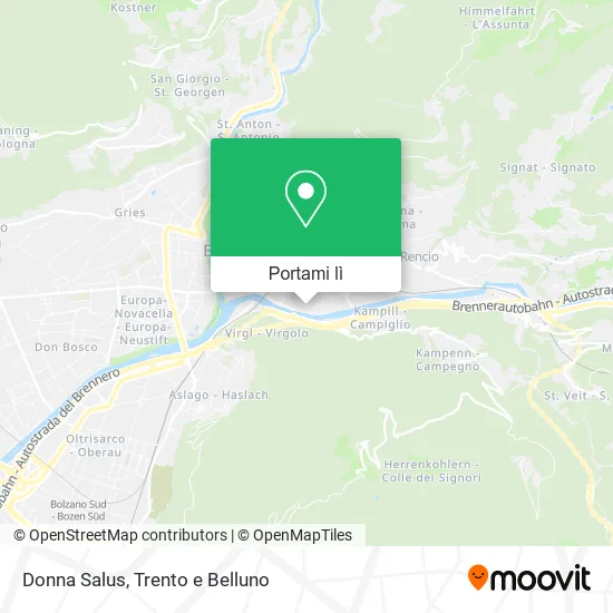 Mappa Donna Salus