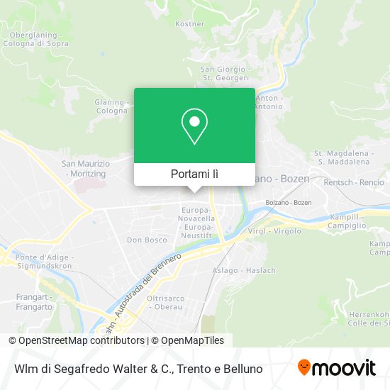 Mappa Wlm di Segafredo Walter & C.