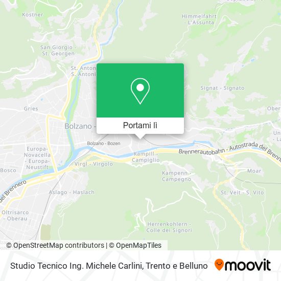 Mappa Studio Tecnico Ing. Michele Carlini