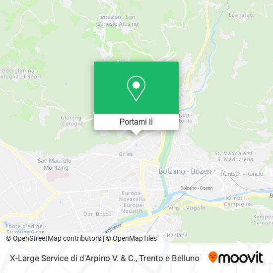 Mappa X-Large Service di d'Arpino V. & C.