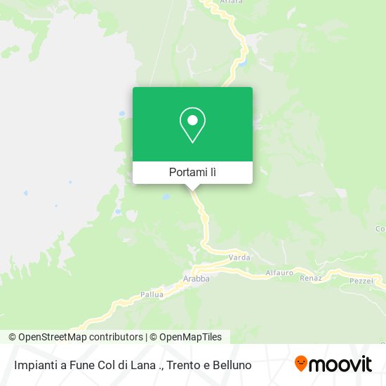 Mappa Impianti a Fune Col di Lana .