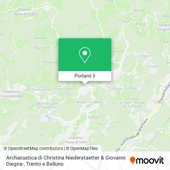 Mappa Archacustica di Christina Niederstaetter & Giovanni Diegna-