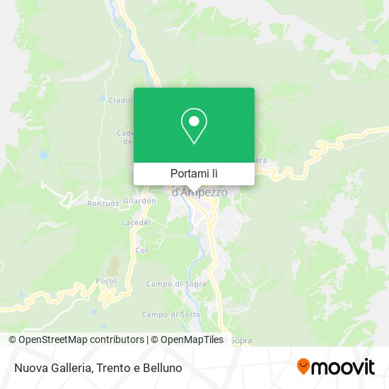 Mappa Nuova Galleria