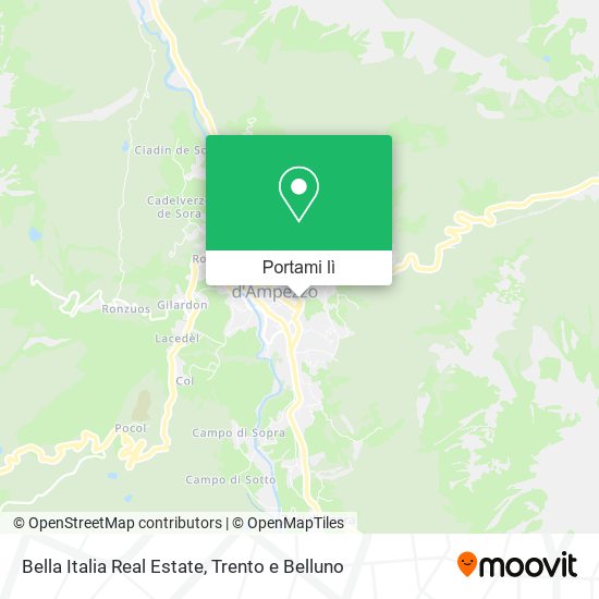 Mappa Bella Italia Real Estate