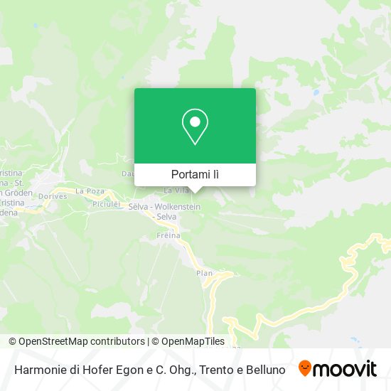 Mappa Harmonie di Hofer Egon e C. Ohg.