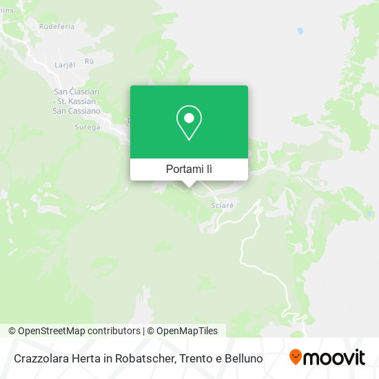 Mappa Crazzolara Herta in Robatscher