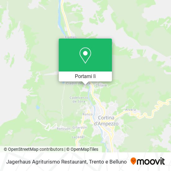Mappa Jagerhaus Agriturismo Restaurant