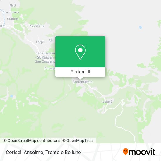 Mappa Corisell Anselmo