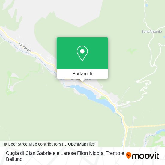 Mappa Cugia di Cian Gabriele e Larese Filon Nicola