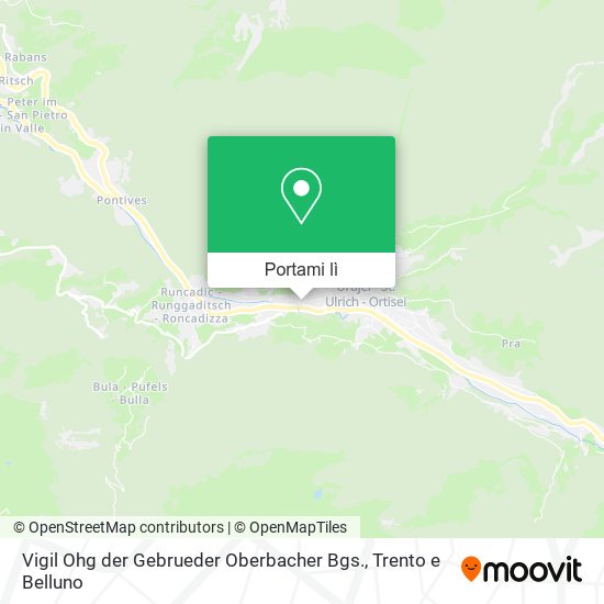 Mappa Vigil Ohg der Gebrueder Oberbacher Bgs.