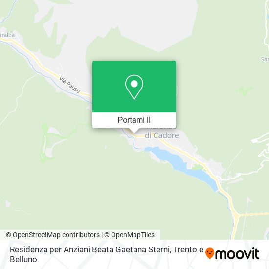 Mappa Residenza per Anziani Beata Gaetana Sterni