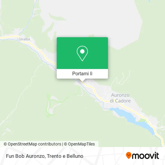 Mappa Fun Bob Auronzo