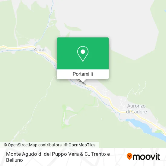 Mappa Monte Agudo di del Puppo Vera & C.