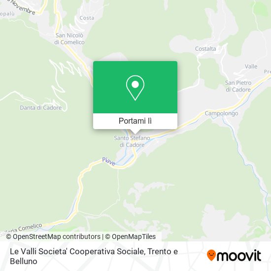 Mappa Le Valli Societa' Cooperativa Sociale