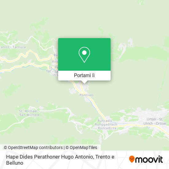 Mappa Hape Dides Perathoner Hugo Antonio