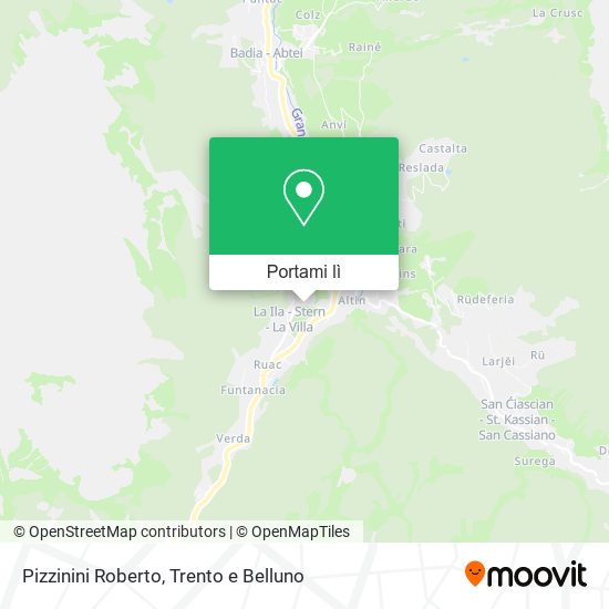 Mappa Pizzinini Roberto