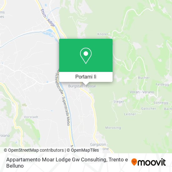 Mappa Appartamento Moar Lodge Gw Consulting