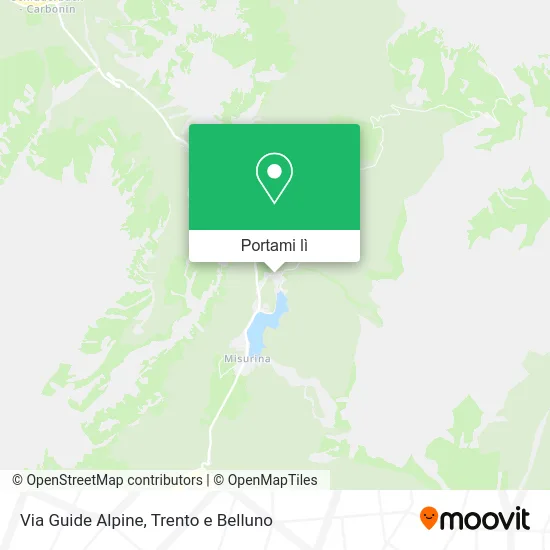 Mappa Via Guide Alpine