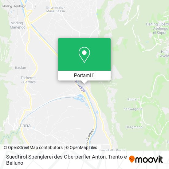 Mappa Suedtirol Spenglerei des Oberperfler Anton