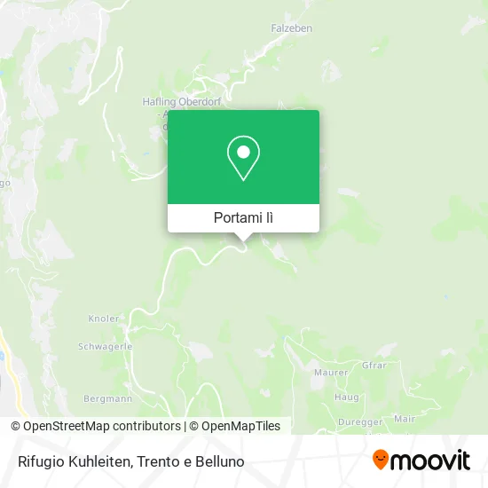 Mappa Rifugio Kuhleiten