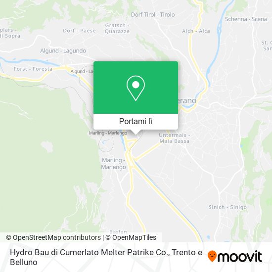 Mappa Hydro Bau di Cumerlato Melter Patrike Co.