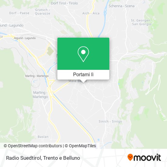 Mappa Radio Suedtirol