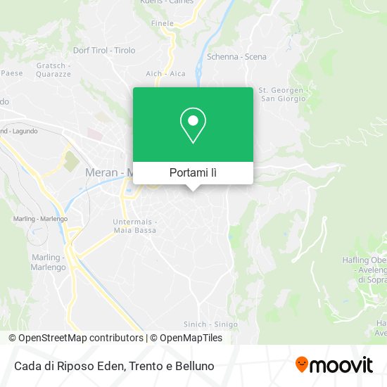 Mappa Cada di Riposo Eden