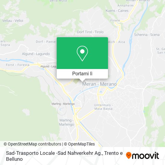 Mappa Sad-Trasporto Locale -Sad Nahverkehr Ag.
