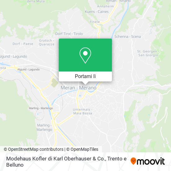 Mappa Modehaus Kofler di Karl Oberhauser & Co.