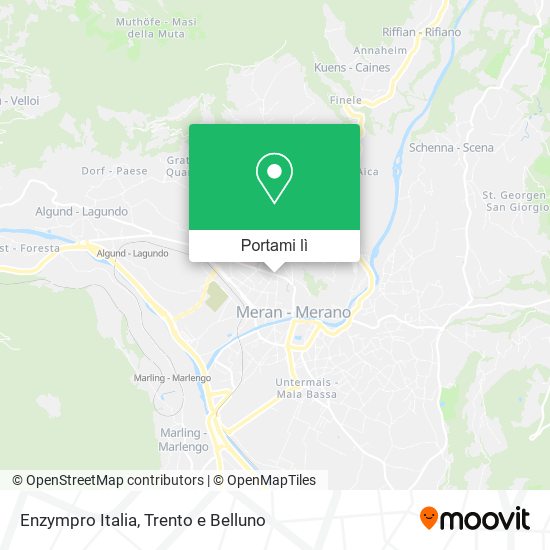 Mappa Enzympro Italia